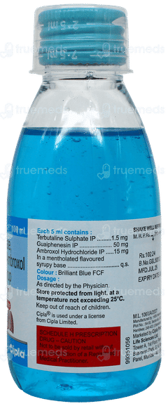 Rexcof T Syrup 100Ml